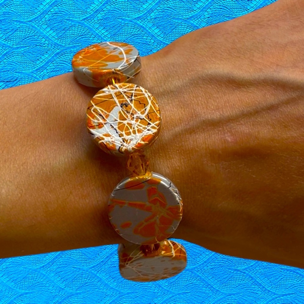 217 “ Orange 🍊 creamsicle “ Jewelry Set